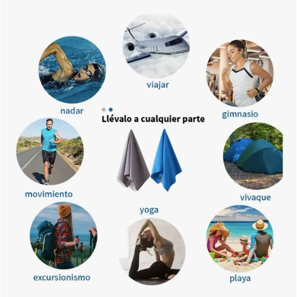 2 Toalla Microfibra Secado Rapido image number 5.0