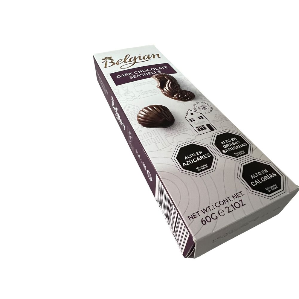 Bombones De Chocolates Belgian Seashells Negro | Conchitas image number 1.0