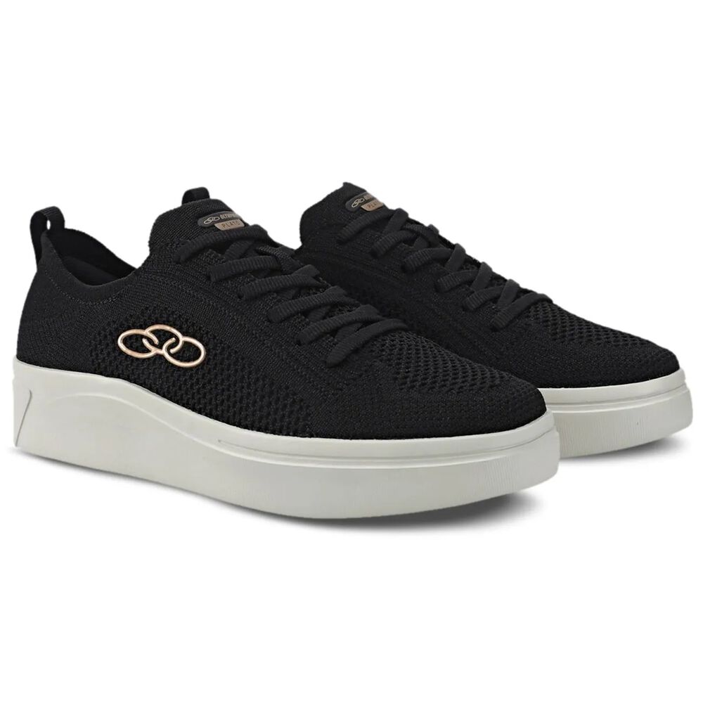 Zapatilla Mujer Plato Negro image number 1.0