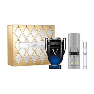 Rabanne Hombre Estuche Invictus Victory Elixir Parfum Intense 100 Ml + Desodorante 150 Ml + Eau De Toilette 10 Ml