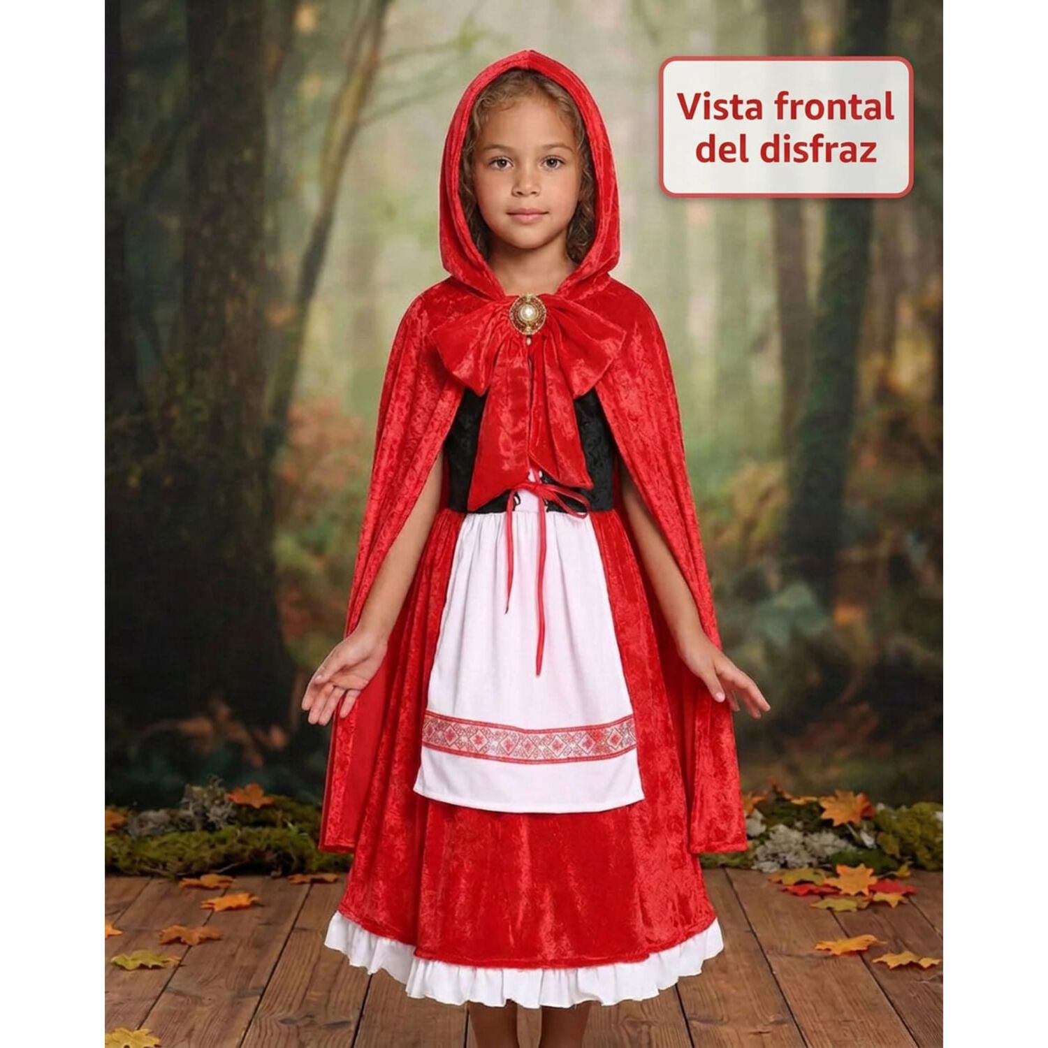 Disfraz Infantil Caperucita Roja Completo image number 7.0