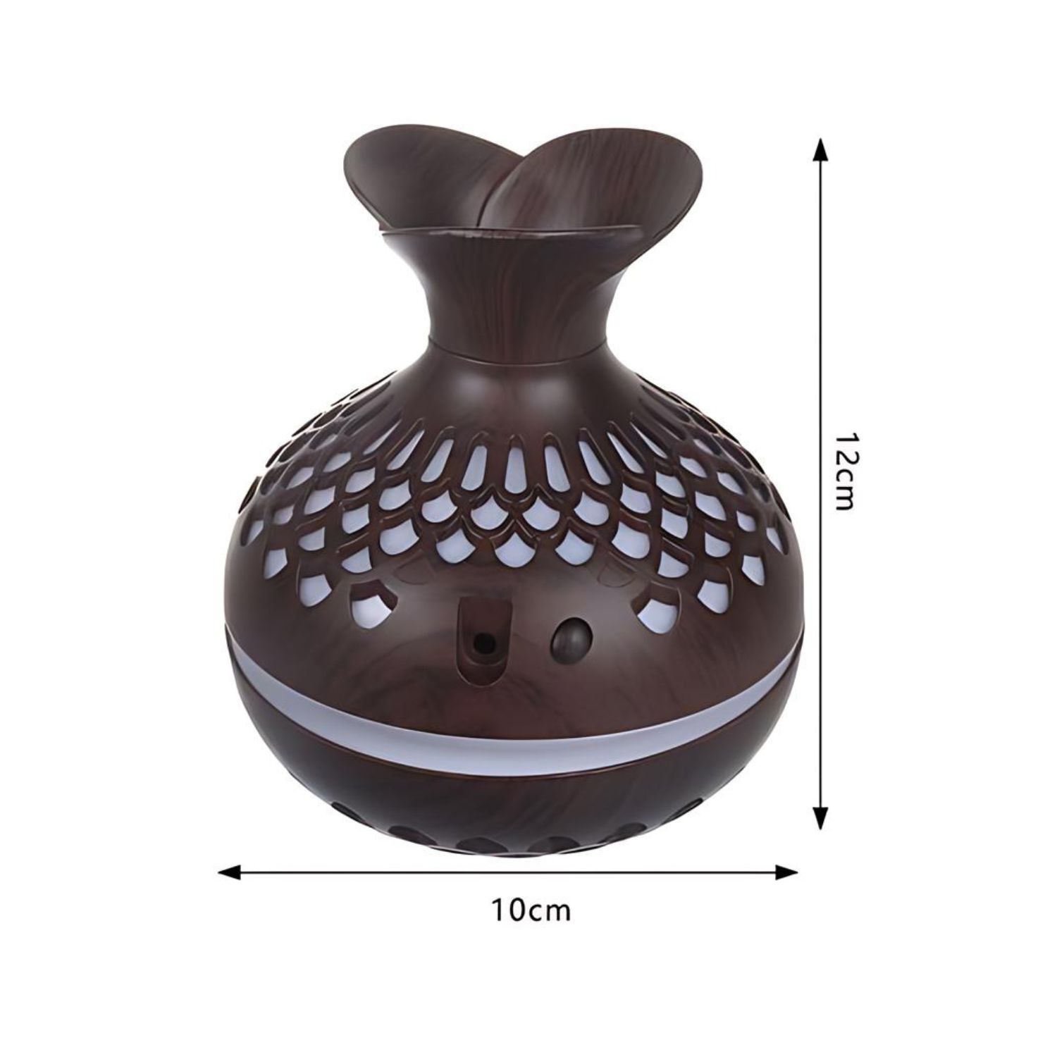 Pack Humidificador Forma De Flor + 12 Esencias Aromaticas image number 3.0
