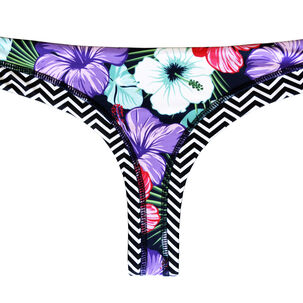 Bikini Calzón Colaless Reversible Estampado
