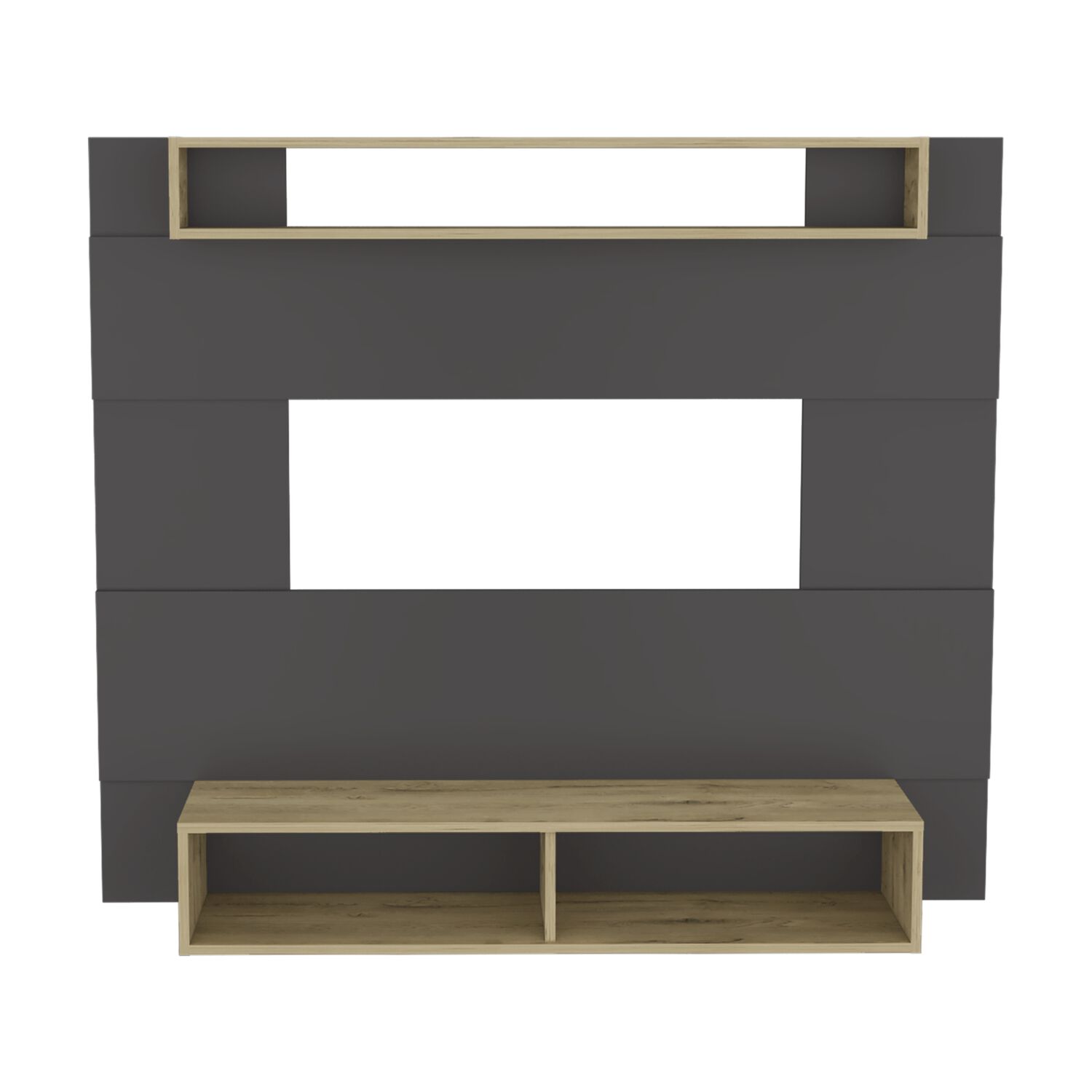Panel Tv 65" Fm 120x140x31,5 Cm Caf&eacute; Claro Y Gris image number 3.0