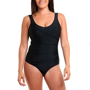 Traje De Baño Modelador Color Negro
