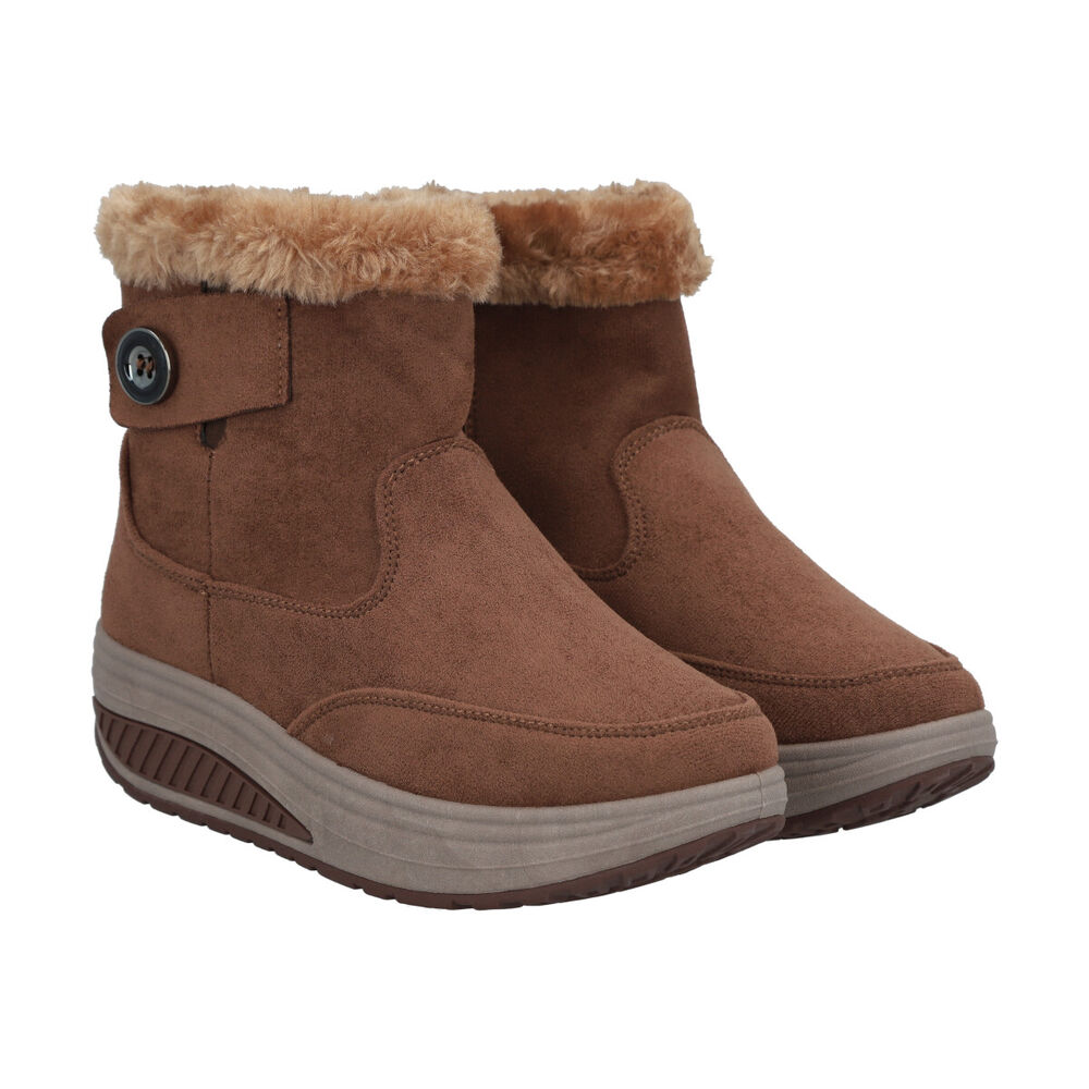 Botin Mujer Café Sole Police image number 3.0