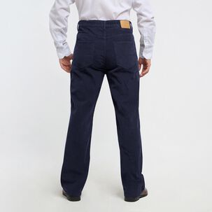 Pantalón Liso Tiro Medio Regular Hombre Herald