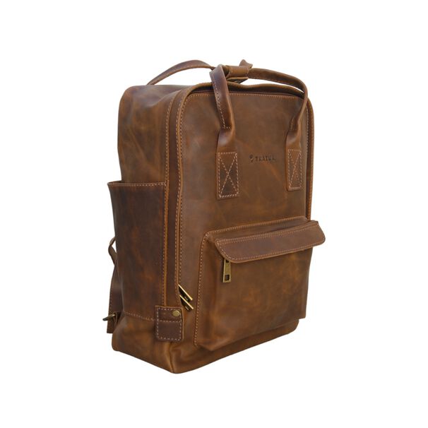 Mochila De Cuero Varas