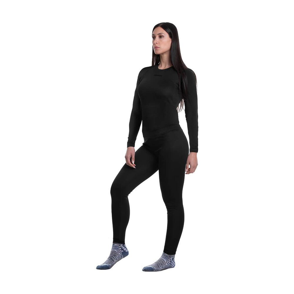 Conjunto Primera Capa Hw Patagonia Spandex Negro Mujer image number 2.0