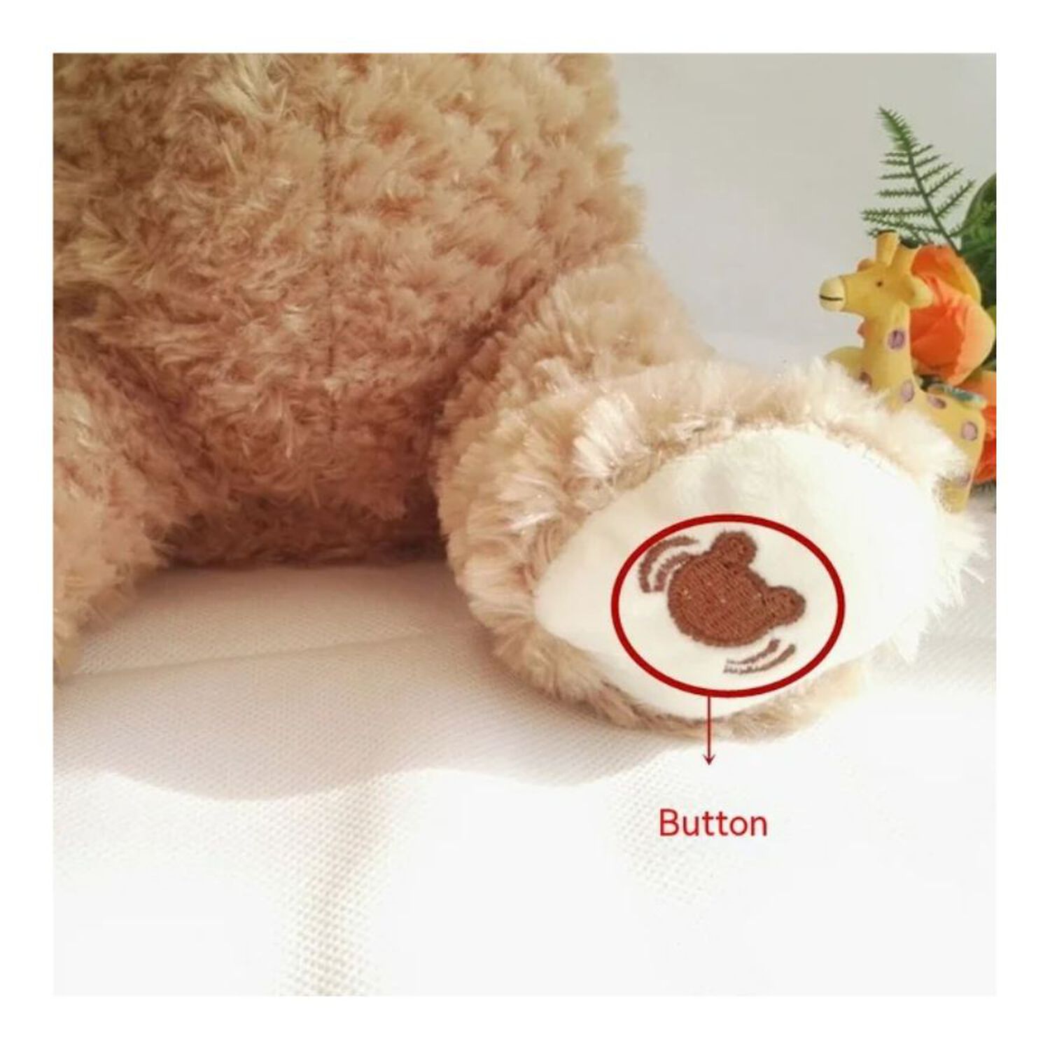 Osito De Peluche Para Ni&ntilde;os Parlante Con Manta image number 4.0