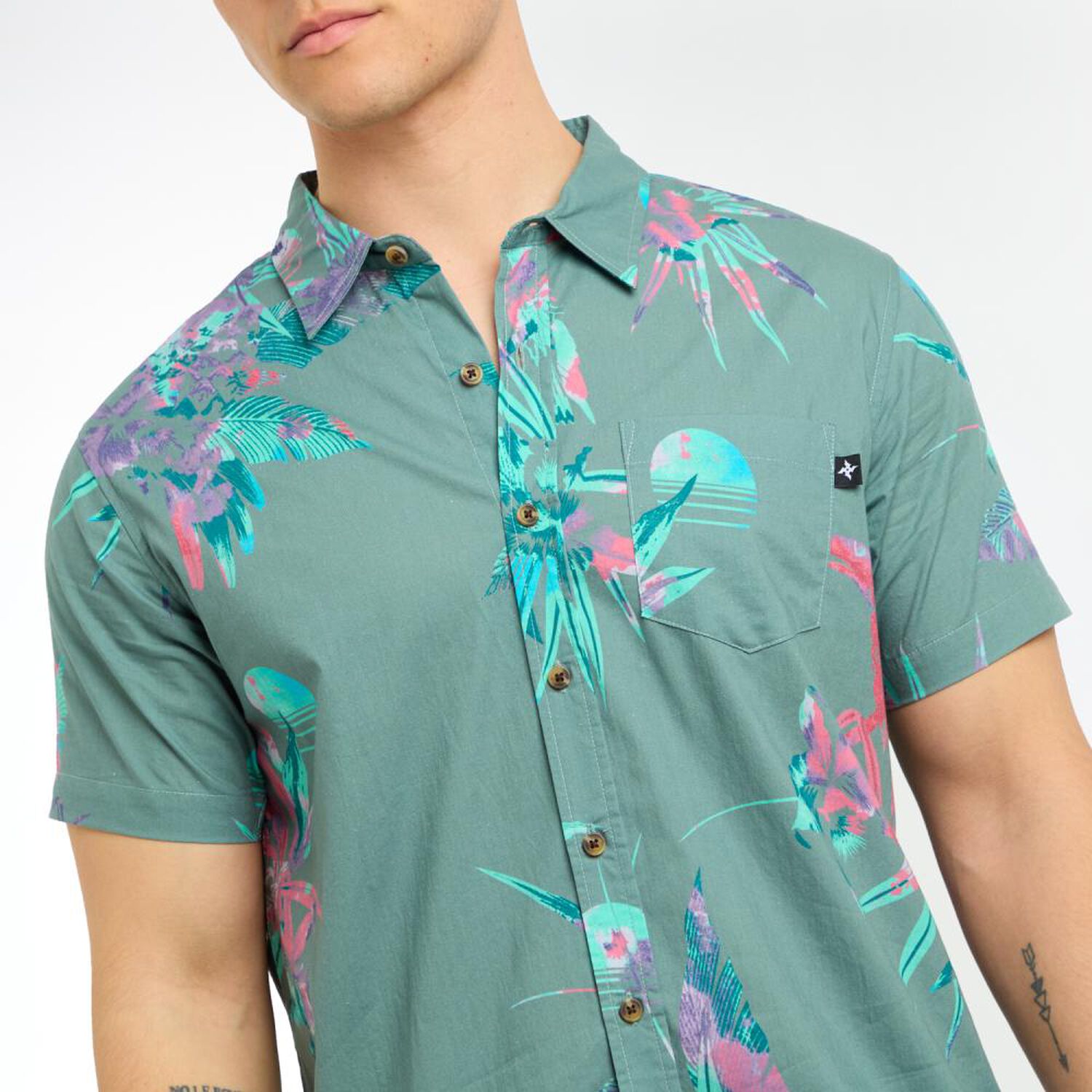 Camisa Manga Corta Hombre Skuad image number 4.0