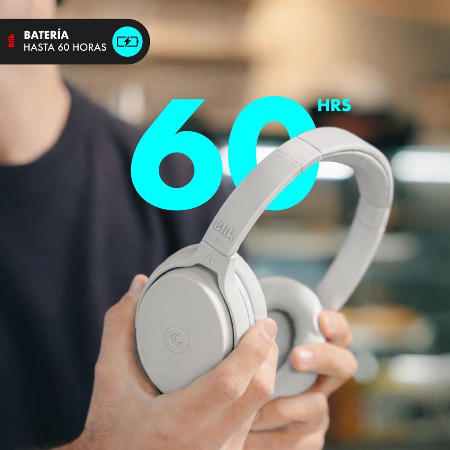 Aud&iacute;fonos Bluetooth Blik Neo-gra image number 4.0