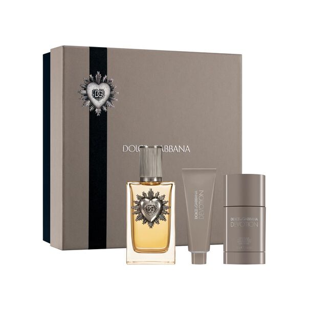 Set De Perfumer&iacute;a Devotion For Men Edp 100 Ml + Gel De Ducha 50 Ml +desodorante 75ml Dolce & Gabbana / Eau De Parfum