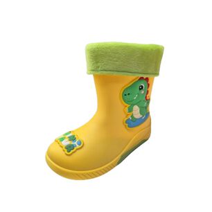 Bota De Agua Lluvia Amarillo Ni&ntilde;o
