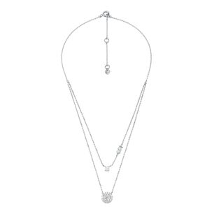 Collar Doble Mujer Michael Kors Plateado