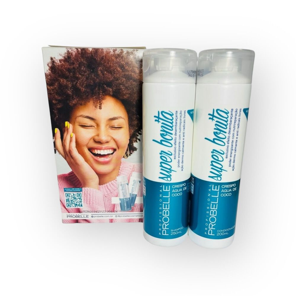 Kit Shampoo Y Acondicionador 450ml Rizado Agua De Coco Probelle image number 3.0