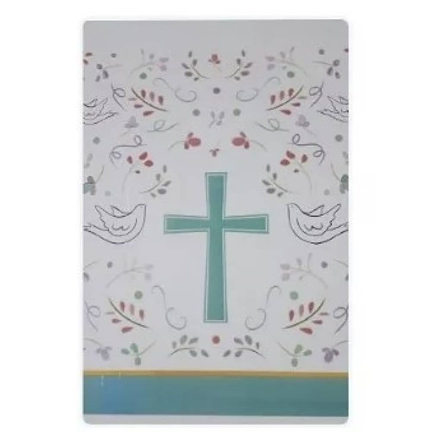 Mantel Pl&aacute;stico Decoraci&oacute;n Rectangular Motivo Religioso image number 1.0