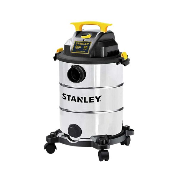 Aspiradora Stanley Seco/mojado De Acero I 900w. Tanque 30 Lts.