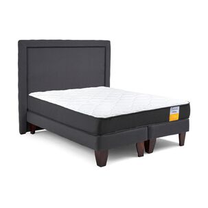 Cama Europea Drimkip Funcional / Queen / Base Dividida + Respaldo