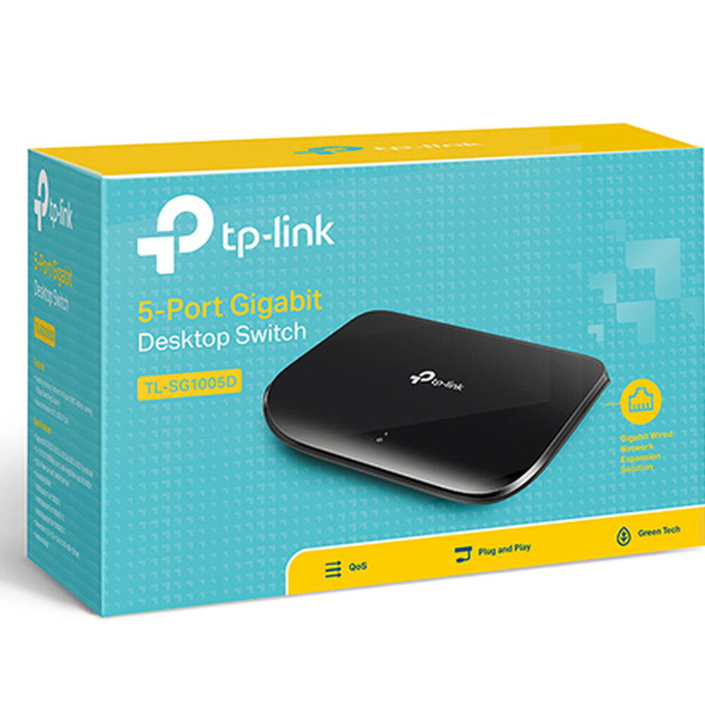 Switch Tp-link Tl-sg1005d 5 Puertos Gigabit, Auto Mdi/mdix, Compacto, Plug&play, Fanless, No Adminis image number 3.0