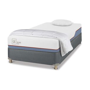 Cama Americana Cic Excellence Plus / 1.5 Plazas / Base Normal + Textil