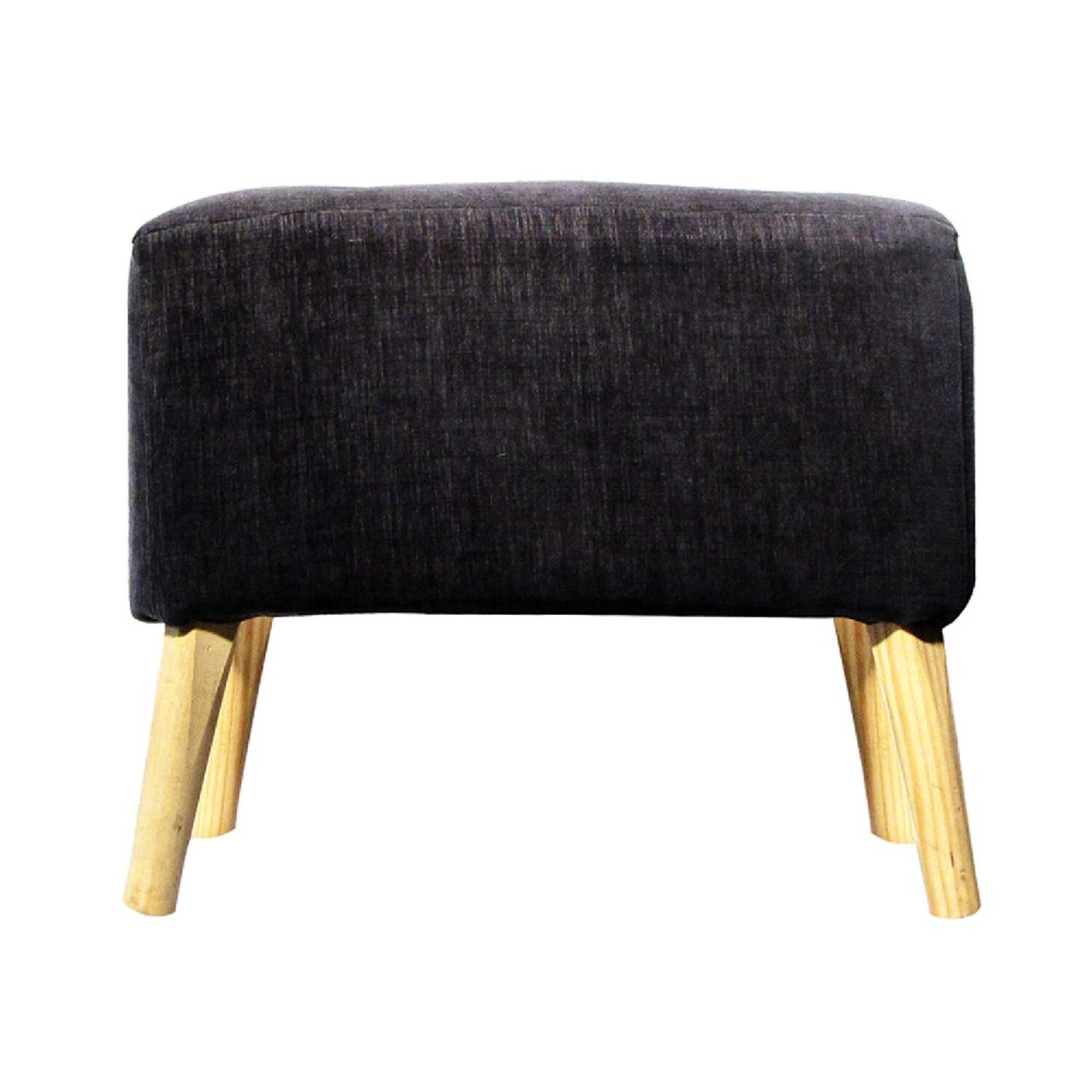 Pouf Petrum Gris Oscuro Altea 62x42x42 Cm image number 0.0