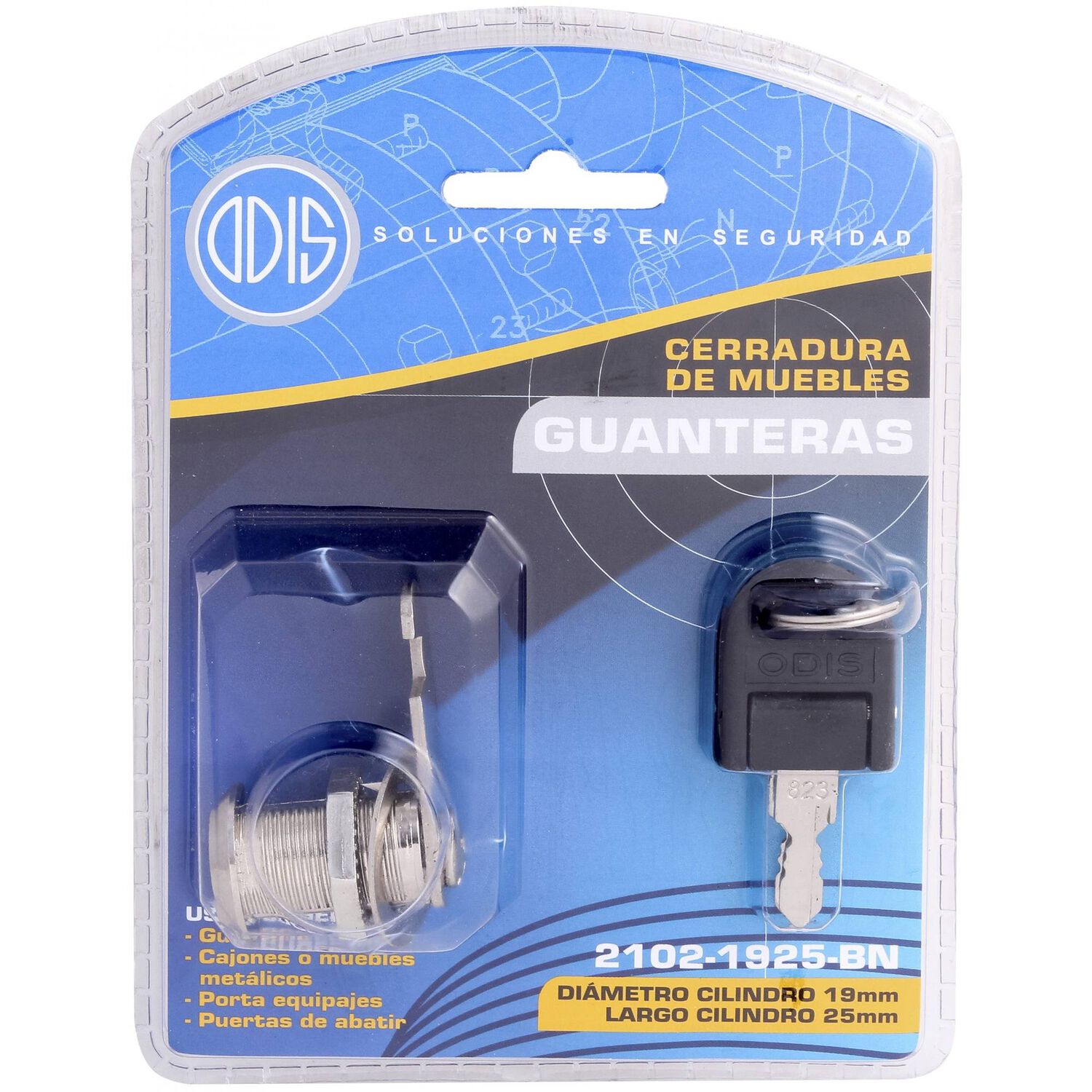 Cerradura Para Muebles Odis Puerta 2102-1925 image number 5.0