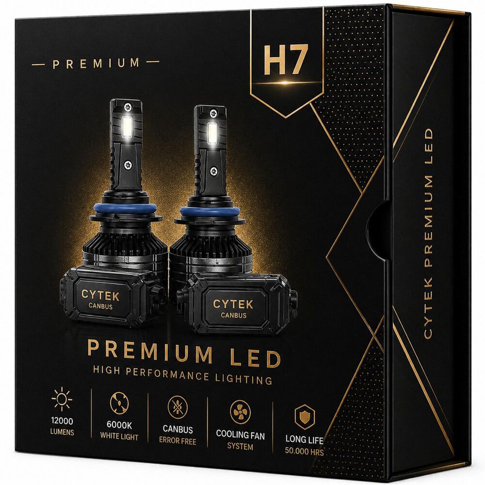 Kit De Luces Turbo Led H7 Canbus 65w Premium Ligth 12000lm image number 0.0