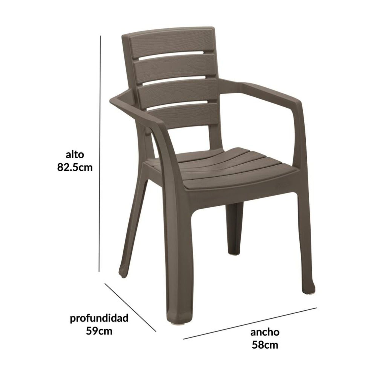 Silla Rimax Baru Con Brazos image number 1.0