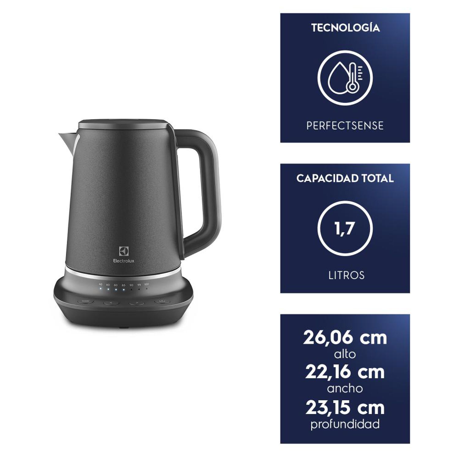 Hervidor Electrolux Ekp70 / 1,7 Litros / 2000 W image number 5.0