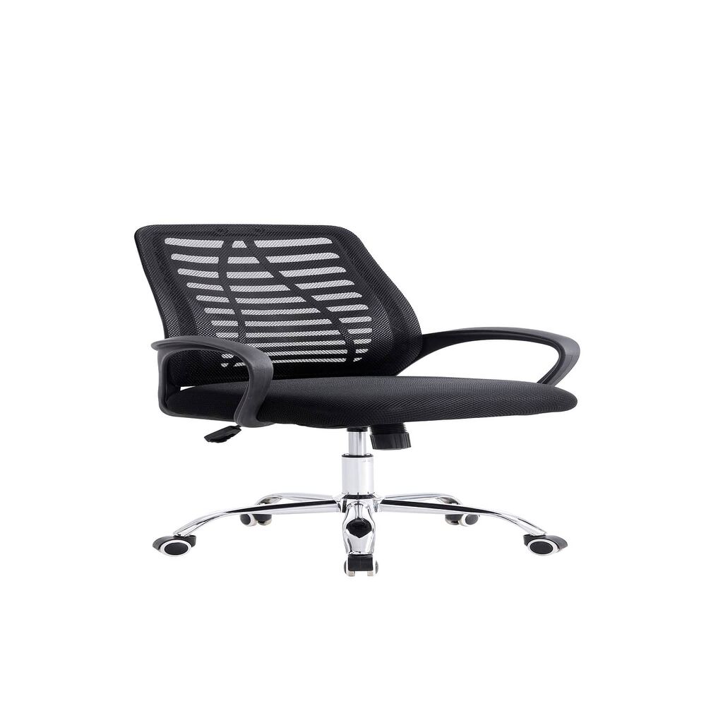 Silla De Oficina Ejecutiva Barcelona Ergonomica Color Negro Bm-806 Arthome image number 0.0