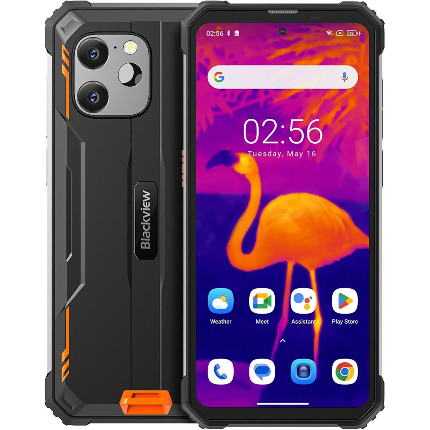 Celular Rugged Blackview Bv8900 Resistente A Golpes, Polvo, Humedad Y Agua / C&aacute;mara T&eacute;rmica, Carga R&aacute;pida 33.0w, Graba Videos En 4k image number 0.0
