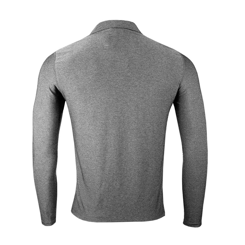 Polera Dry Fit Manga Larga Con Cuello Pale Hombre image number 2.0
