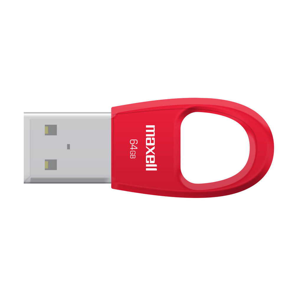 Pendrive Maxell Key 64gb 2.0 Rojo image number 0.0