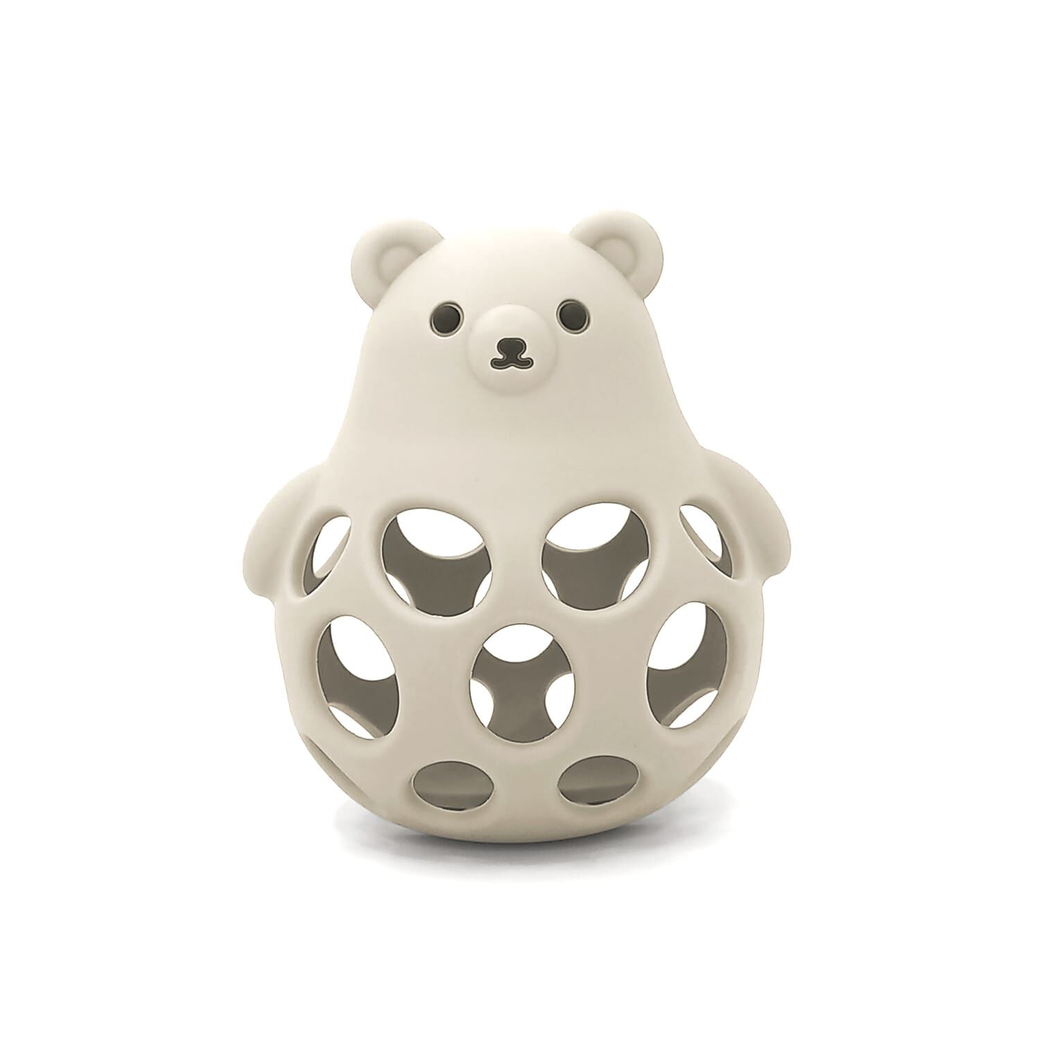 Juguete Mordedor Oso De Silicona Beige image number 1.0