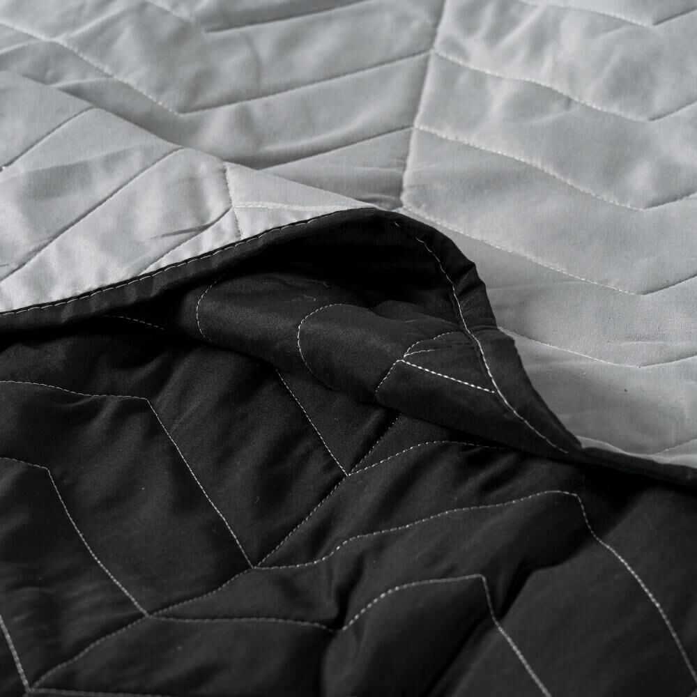 Quilt American Family Gris Grafito / 1.5 Plazas image number 3.0