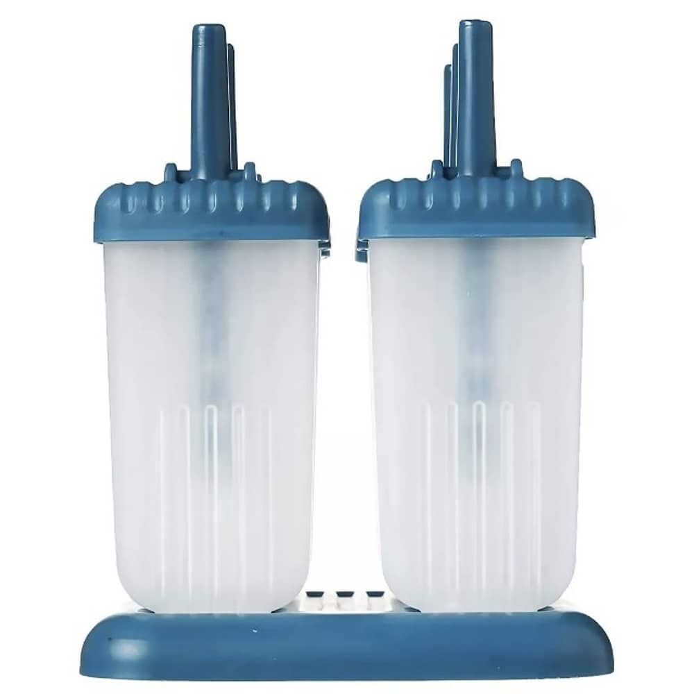 Set De 6 Moldes Para Hacer Paletas Heladas - Celeste image number 3.0