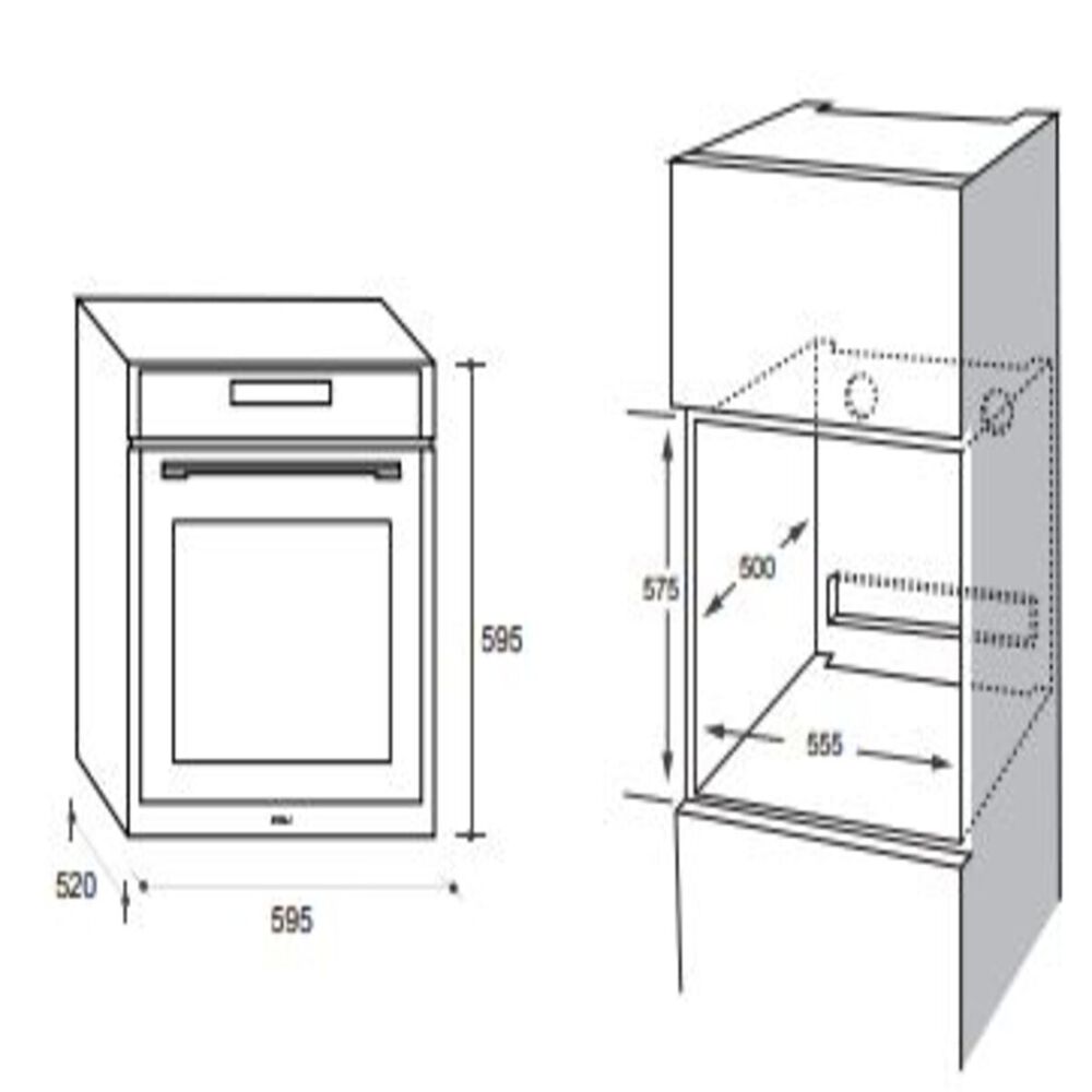 Horno Empotrado Design Touch 60 Lts Fdv image number 8.0