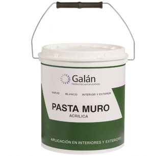 Pasta Muro Int/ext Terminaci&oacute;n Blanca Secado Rapido Gal&oacute;n 3.78kl