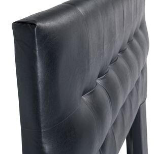 Respaldo Alicante Con Patas Pu King Negro