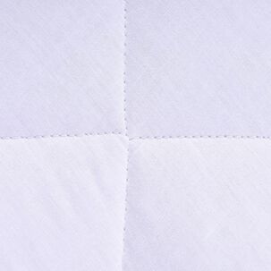 Cubrecolchon Ajustable Mashini 2 Plazas Blanco