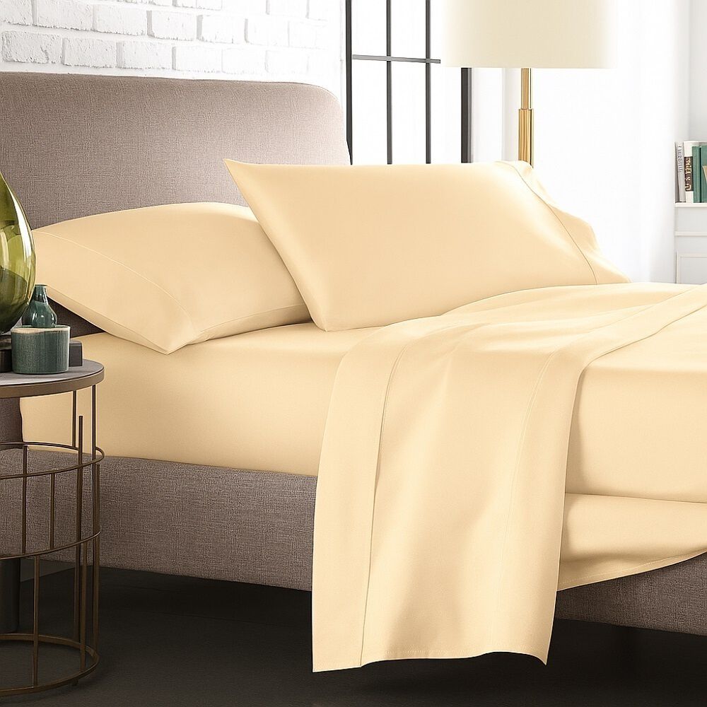 Juego De Sábana 200 Hilos 2 Plazas 4 Piezas Variedad Colores image number 4.0