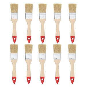 Set 10 Brochas Mango Madera 1.5 Pulgadas Para Pintura