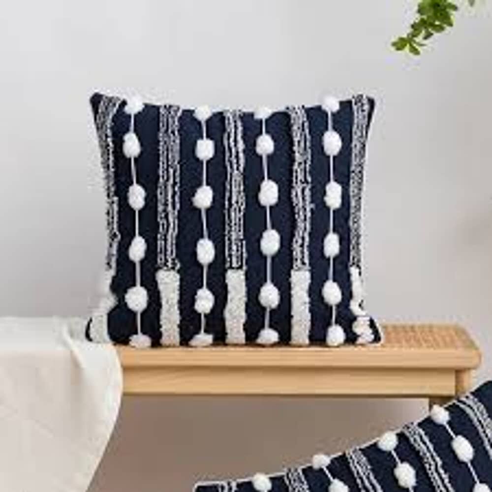 Set De 2 Cojines Boho Azul image number 2.0