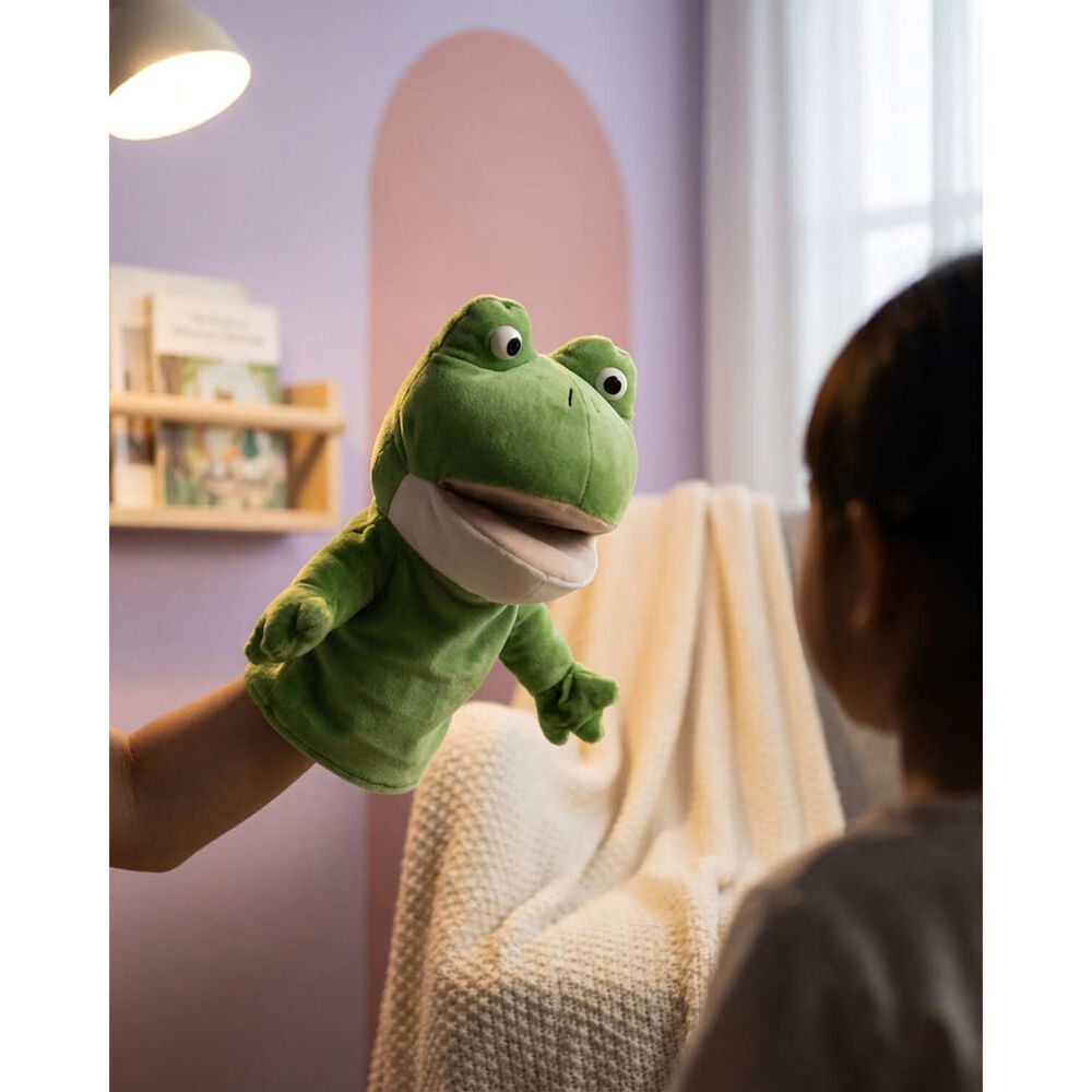 Peluche Titere Animal Zorro Vaca Leon Oveja Rana Lobo image number 26.0