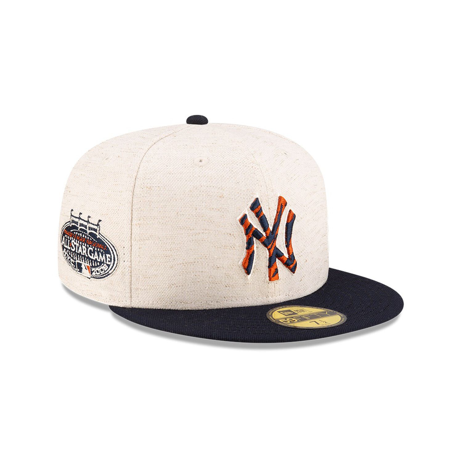 Gorra 59fifty New York Yankees Hemp Natural Blanco image number 1.0