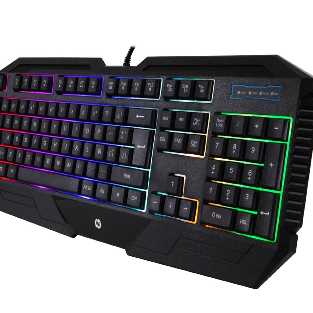 Kit Gamer Mouse & Teclado Hp Gk1100 Retroiluminado Full Rgb image number 3.0