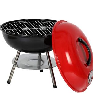 Parrillera Portátil A Carbón Ergonómica Acero Inoxidable