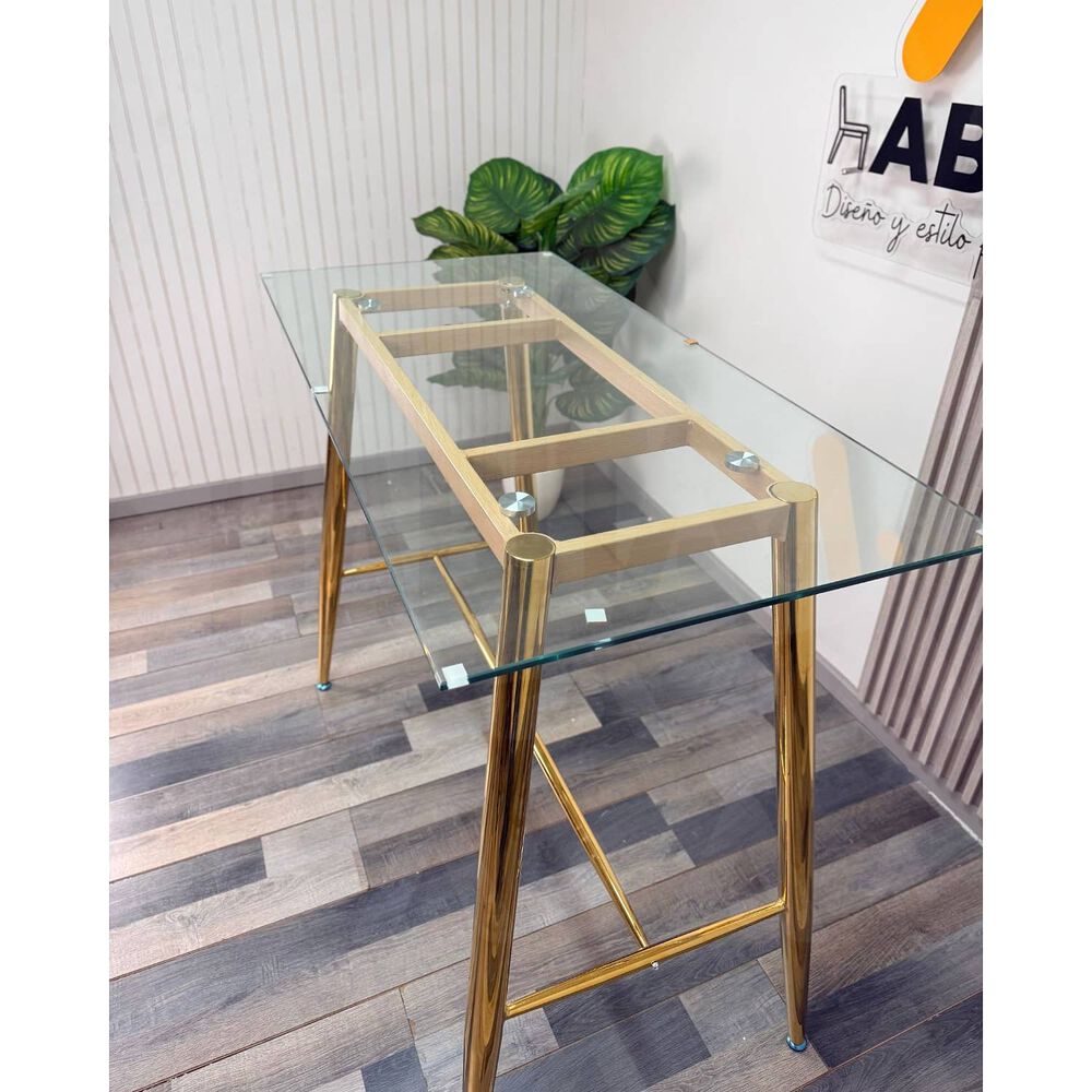 Mesa De Bar Atlas Vidrio - Gold image number 2.0