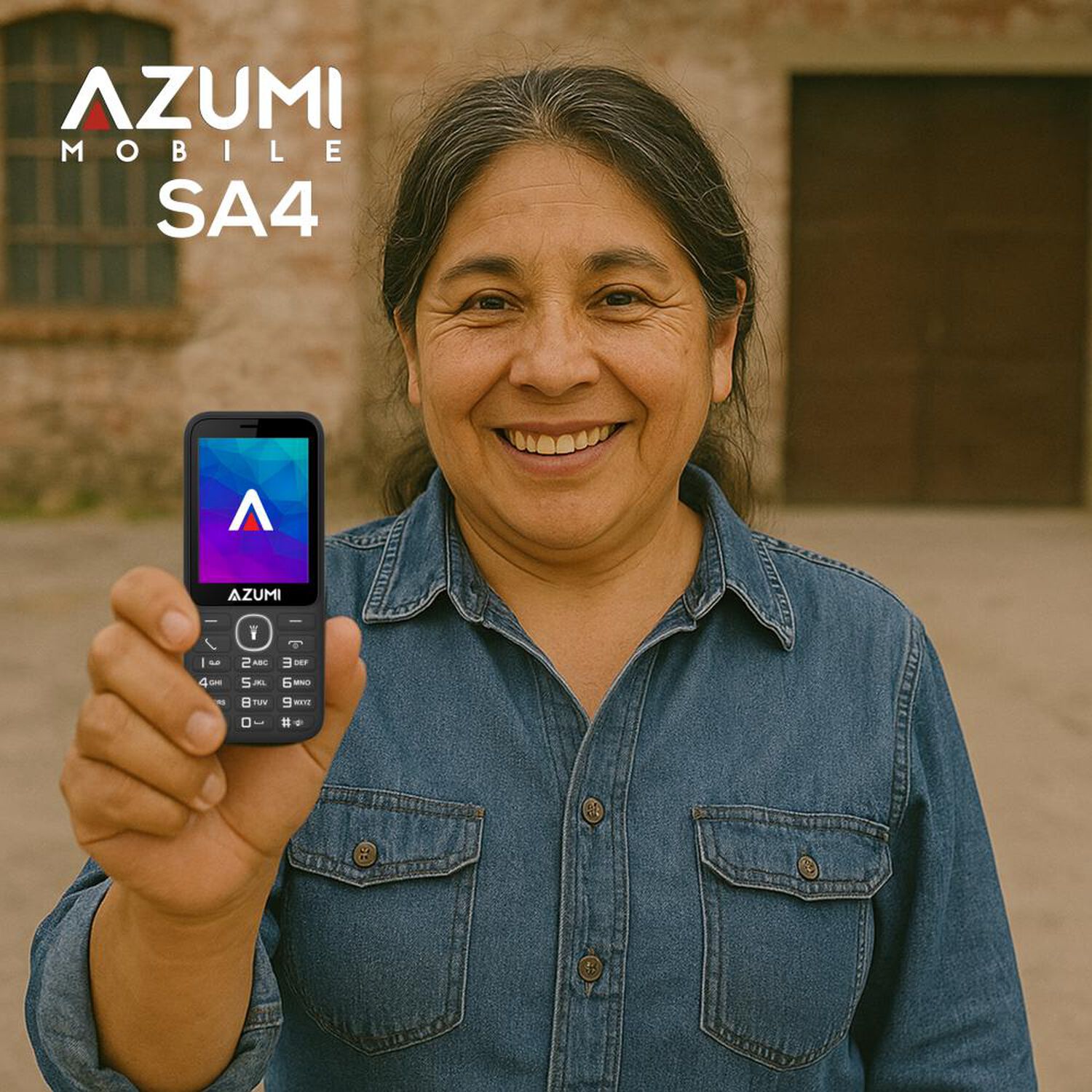 Celular B&aacute;sico Azumi SA4 / 128 MB / Claro image number 8.0